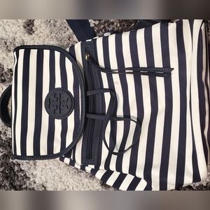 Tory Burch Striped Nylon backpack